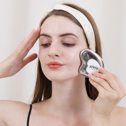 Stainless Steel Cryo Gua Sha for Body, Face, Neck, & Eyes